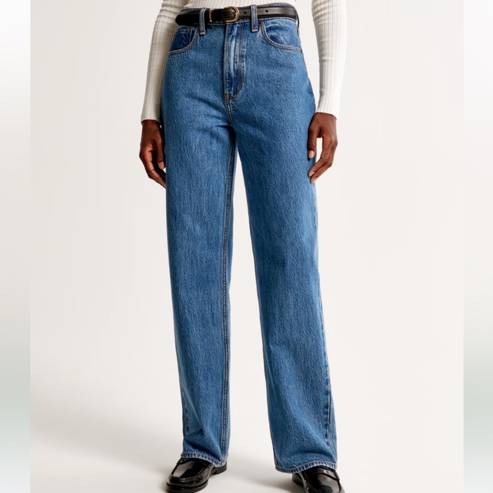 Abercrombie the loose high rise jeans